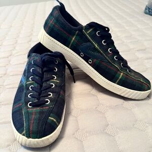 Tretorn Plaid Tennis Shoes